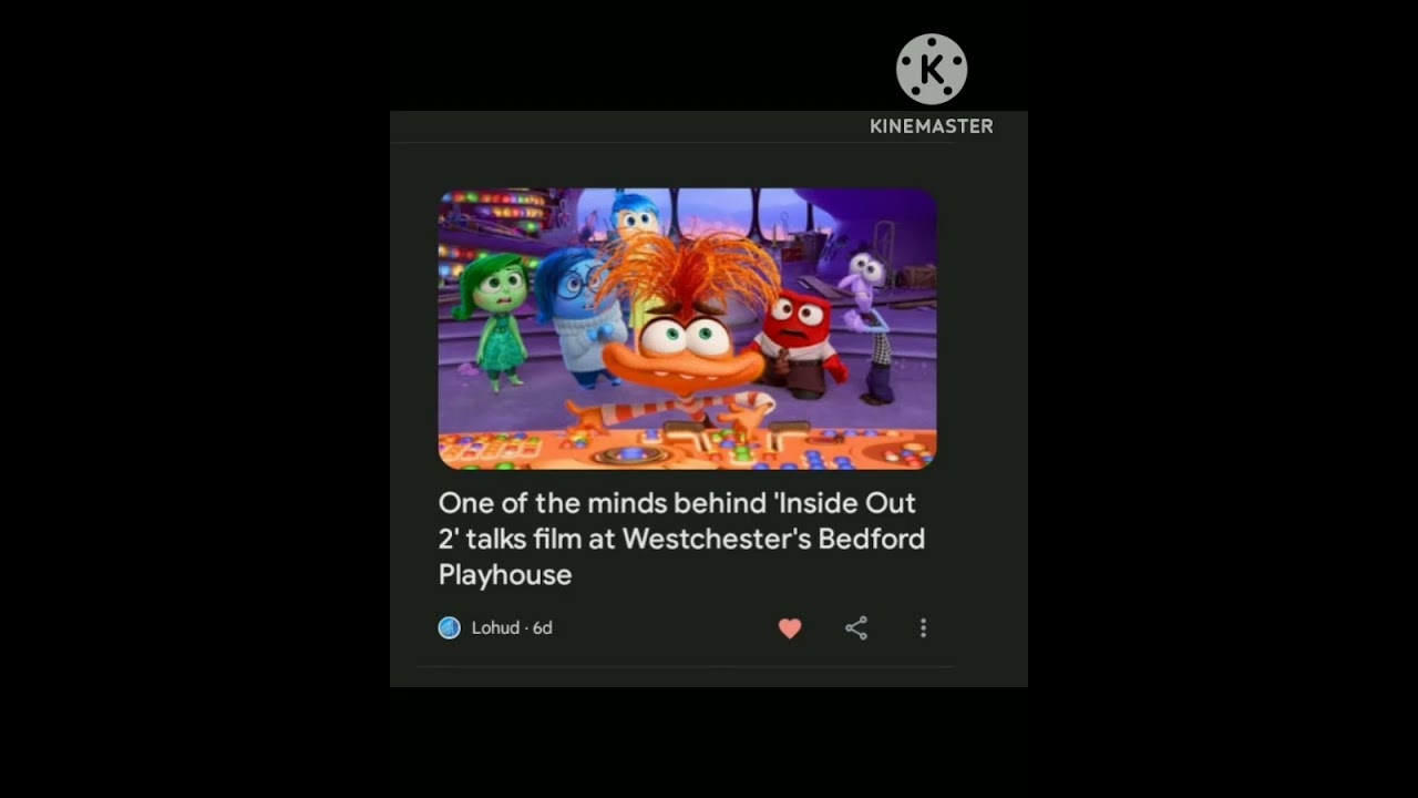 One of the minds behind 'Inside Out 2' talks film at Westchester's Bedford Playhouse