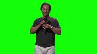 The Game Awards Matthew McConaughey "pew, pew, pew" green screen