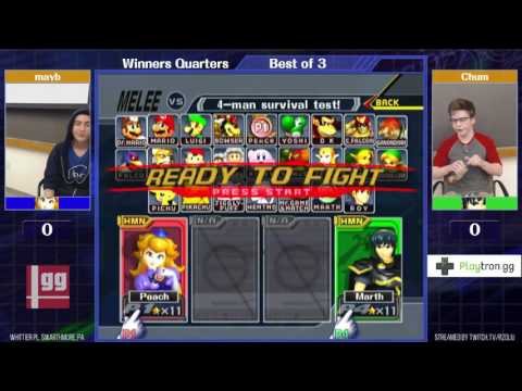 Event Match 12: Mayb (Peach) vs Chum (Marth) - Winners Quarters