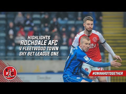 Rochdale AFC 1-1 Fleetwood Town | Highlights