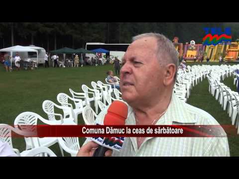 Comuna Damuc la ceas de sarbatoare (Stirile Tele M)