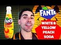 Fanta White Yellow Peach Soda Review In Shibuya Japan