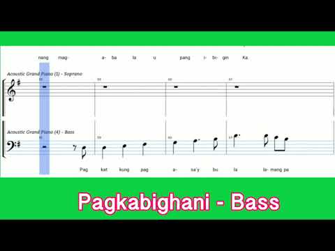 Pagkabighani - Bass (SATB Choir)
