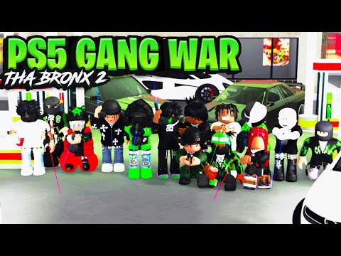 PS5 GANG WAR IN THIS BRONX ROBLOX HOOD GAME