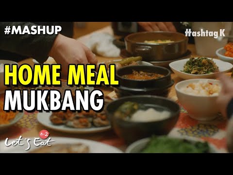 Korean Home-cooked Meal Mukbang Eating Show Compilation | LetsEat1 Highlight