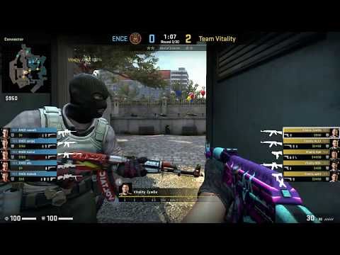 CS:GO POV Demo Vitality ZywOo (37/15) vs ENCE (de_overpass)