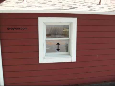 Difference between a single hung or double hung window