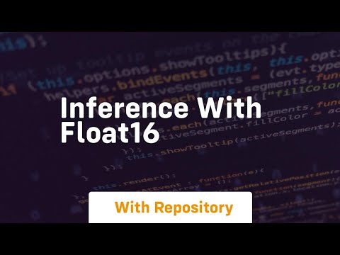 inference with float16