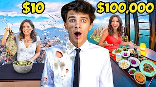 I SURVIVED $10 VS $100,000 DATE WITH CRUSH!!