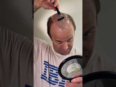 Getting into character #bald #cosplay #DadFeels