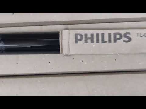 Philips fluorescent tld36w-108 black light blue tube