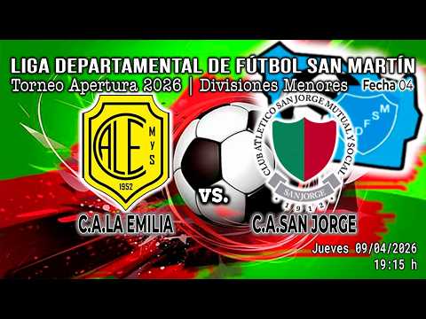 260409 LDFSM Torneo Apertura 2026 | C.A.La Emilia vs C.A.San Jorge