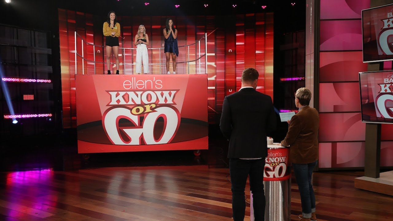 â€˜The Bachelorâ€™ Colton Underwood Faces His First 3 Bachelorettes with â€˜Know or Goâ€™ - YouTube