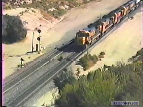 Classic Railroad Series 375 - Cajon Summit action October 7, 1988