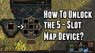 Path of Exile - How to unlock the 5 slot map device!
