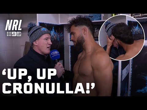 Toby Rudolf makes sure Gal gets a SMOOCH: In the Sheds | NRL on Nine