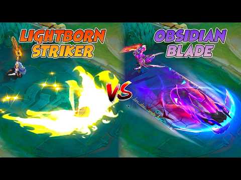 Alucard Revamp Obsidian Blade VS Lightborn Striker Skin Comparison