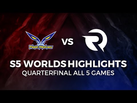 ORIGEN vs FLASH WOLVES Highlights All games Quarter Final 2015 LoL World Championship