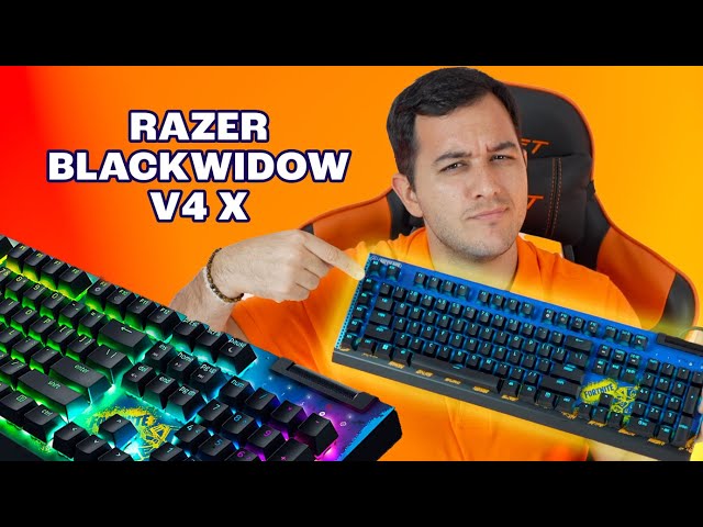 Vídeo relacionado con Razer BlackWidow V4 - Teclado mecánico para Juegos con carpetaChroma RGB (interruptores mecánicos de Color Amarillo de fritura, 6 Teclas Macro Especiales, Teclas Doubleshot ABS) QWERTY DE-Layout |