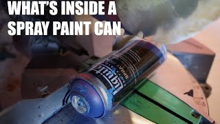What's inside a spray paint can?