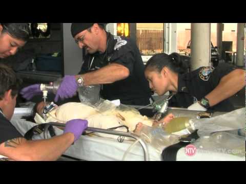 Follow Aeromedevac as they transport a patient to a U.S. Hospital