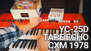 Video thumbnail for Yamaha YC-25D with tape echo and reverb by Benjamin Dehli