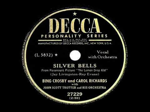 Silver Bells - Bing Crosby and Carol Richards - stereo