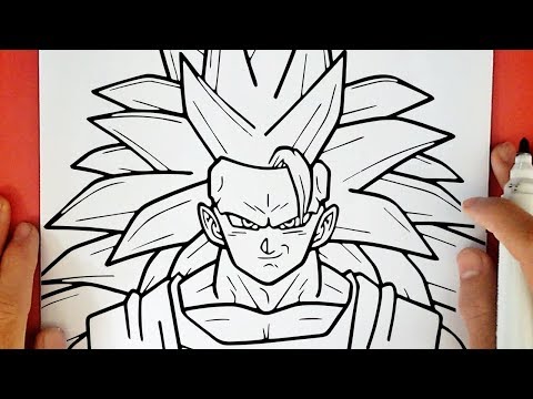 FÁCIL ASSIM?😱 Como Desenhar O Cabelo Do Goku Super Sayajin 1 