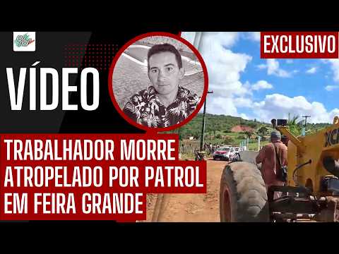 TRABALHADOR M0RR3 APÓS SER ATR0PEL4D0 POR PATROL DURANTE MANUTENÇÃO DE ESTRADA, EM FEIRA GRANDE