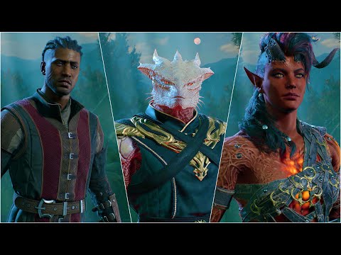 Baldurs Gate 3 All Origin Characters Introduction Cinematic Cutscene 2K PC