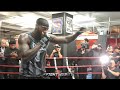 DEONTAY WILDER SHOWS OFF SPEED IN WORKOUT FOR DOMINIC BREAZEALE