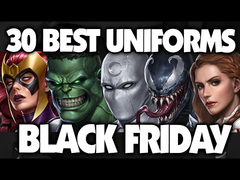 Top 30 Must Buy Uniforms Upcoming Black Friday Event 2020 - MARVEL Future Fight