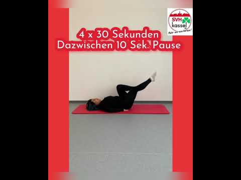 Beckenboden Übungen mit der SVH Kassel - für Jedermann!