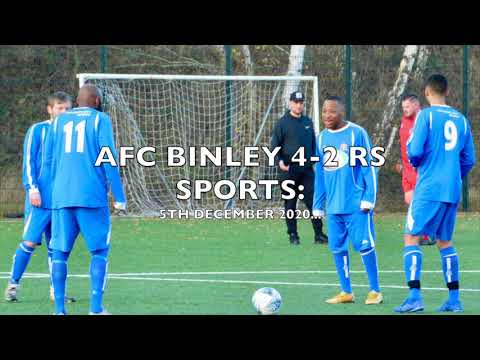 AFC BINLEY 4-2 RS SPORTS: THE VIDEO HIGHLIGHTS...