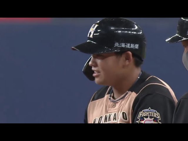 【9回表】掴んだチャンスで見事に結果!! ファイターズ・田宮 プロ初打席でヒットを放つ‼ 2020/9/27 B-F