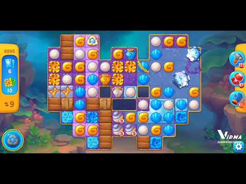 Fishdom. 8886 level no boosters and diamonds. 14 moves