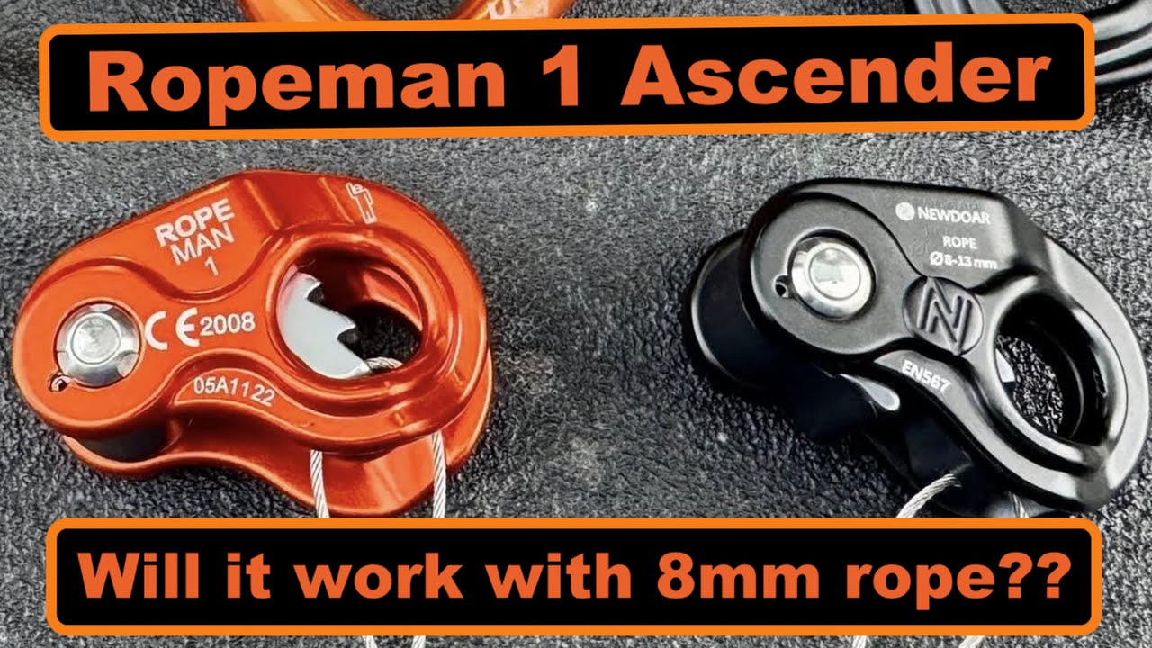 Will it work? Ropeman 1 with 8 mm Rope??  Also testing the Newdoar Amazon knockoff! #saddlehunting