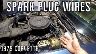 New Spark Plug Wires - 1979 C3 Corvette