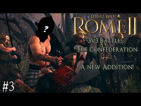 Rome II 3v3 Multiplayer Battles #3 | A SPECIAL SUPRIZE!!