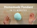 How To Make Homemade Fondant With Marshmallows