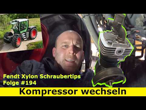 TreckerVLOG #Xylon194 | Wabco Luftpresser wechseln am Fendt Xylon 524 | Vorbereitung für Bad Wurzach