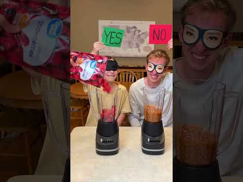 Brother vs Sister Smoothie Challenge 😂
