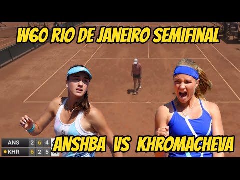 Amina Anshba VS Irina Khromacheva W60 Rio de Janeiro Semifinal Match  Highlights