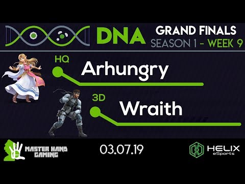 DNA 1.9 - HQ | Arhungry (Zelda, Lucina) vs 3D | Wraith (Snake, Bayo) - Grand Finals