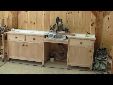 L'gosseux d'bois Ep 82 - Le meuble de ma scie à onglet - partie 4