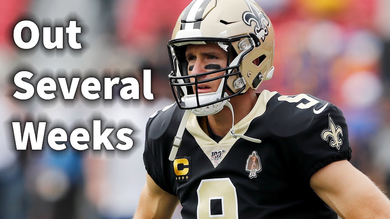 Drew Brees OUT with Collapsed Lung & Broken Ribs