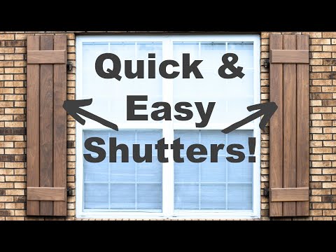 How to Build DIY Board and Batten Shutters | Plan Available