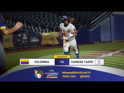 Highlights | Game 47 Colombia vs Chinese Taipei | 2024 WBSC U-15 Baseball World Cup
