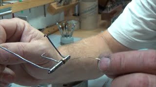 Making a spring wire for a Waterbury clock
