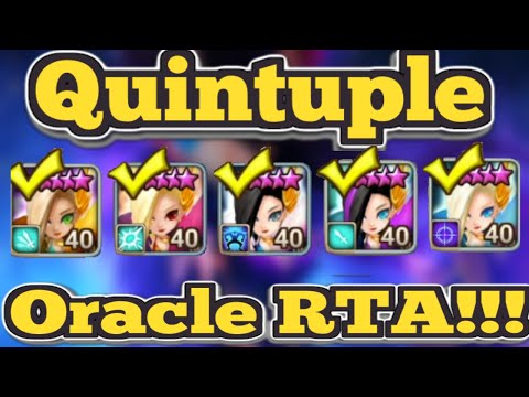 Quintuple Oracle RTA!!! - Summoners War